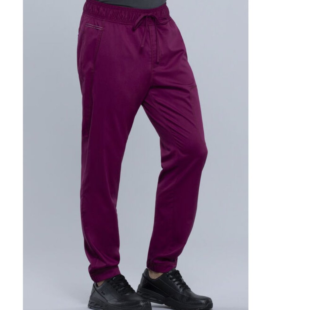 Cherokee Men's WW Revolution Natural Rise Jogger Scrub Pants